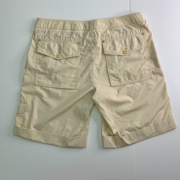 Marc Aurel Shorts Size 12 EU 42 Adjustable Leg Length Cotton Cargo Khaki Work - Picture 8 of 9